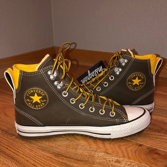 custom leather converse